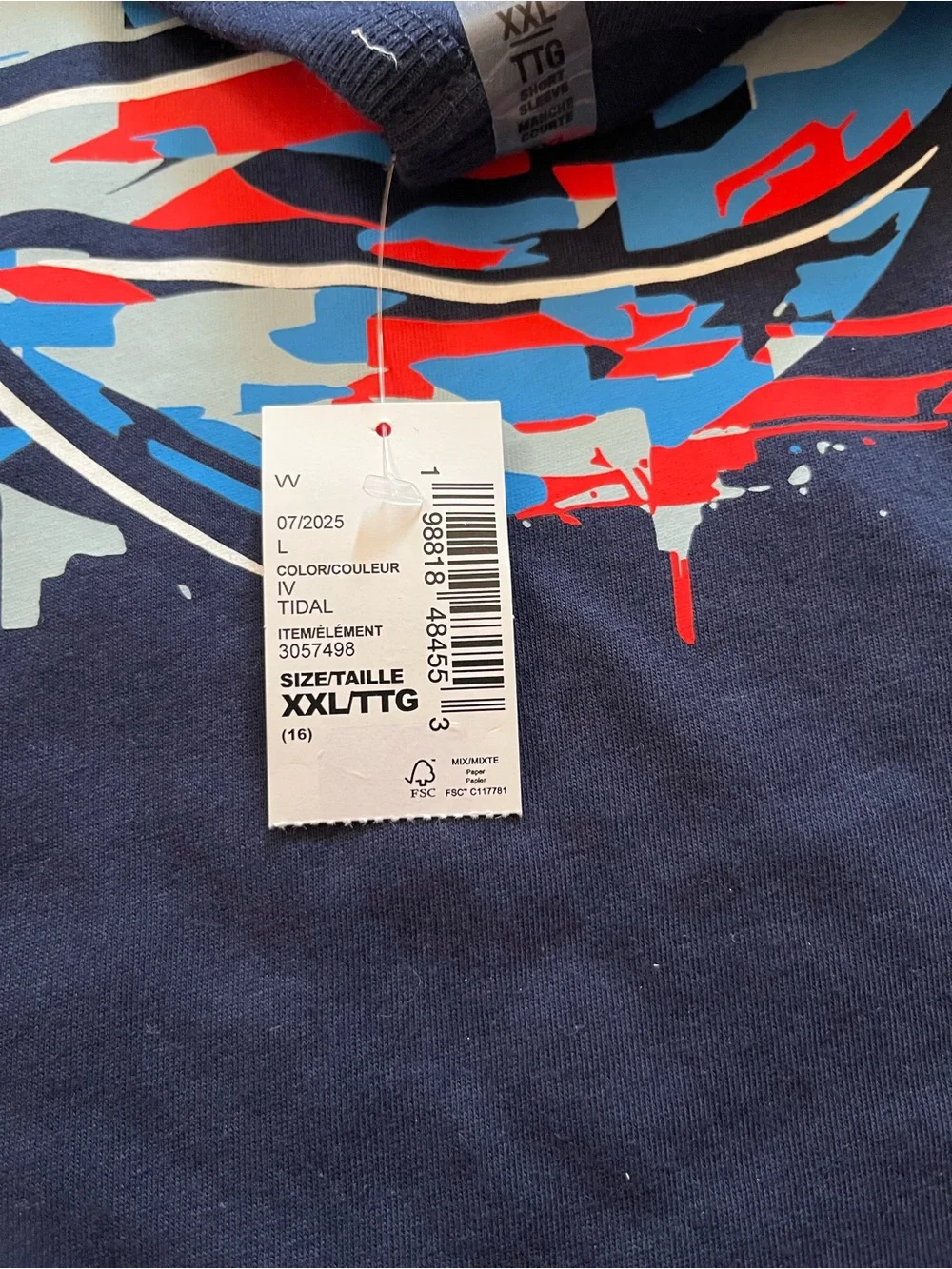 NWT The Children’s Place Basketball T-shirt size XXL